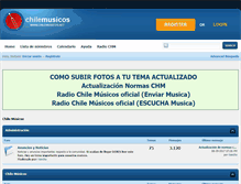 Tablet Screenshot of chilemusicos.net